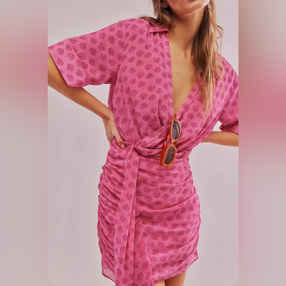 Free People Pink Mini Dress